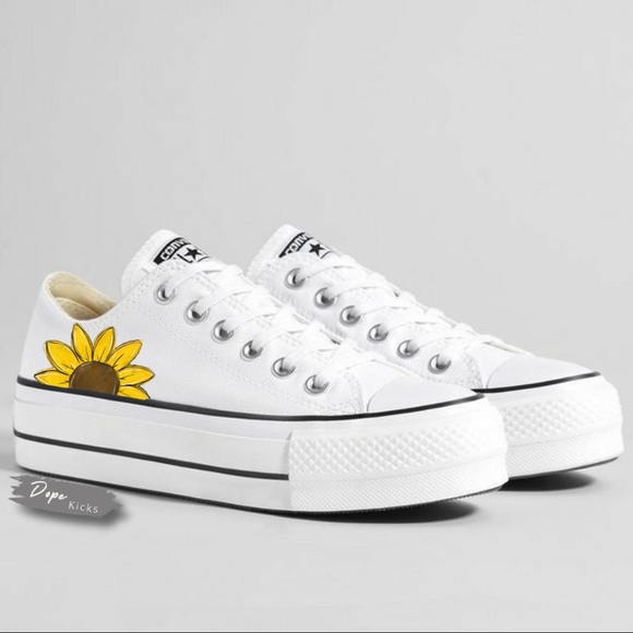 Converse Shoes - Sunflower Platform Converse